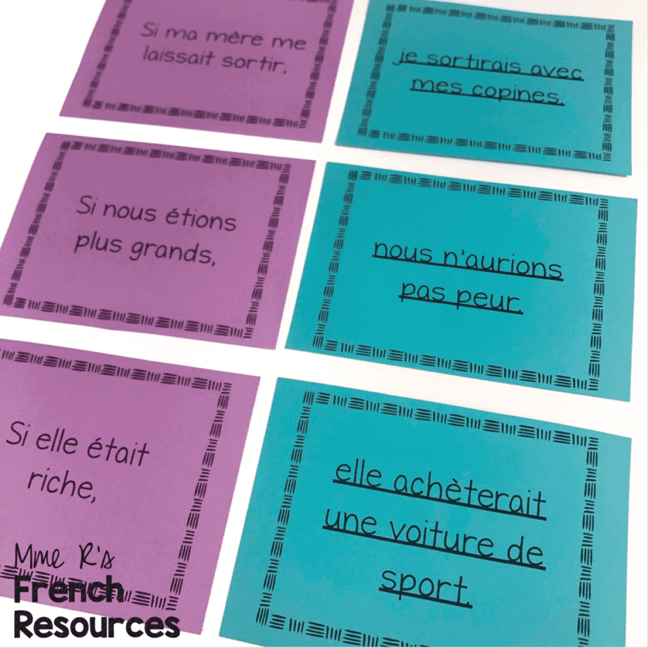 french-si-clauses-activity