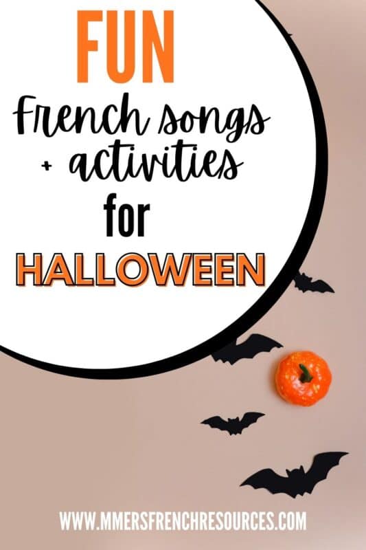 French Halloween songs and activities