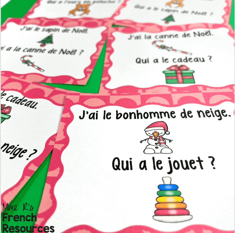 French j'ai qui a game for Christmas