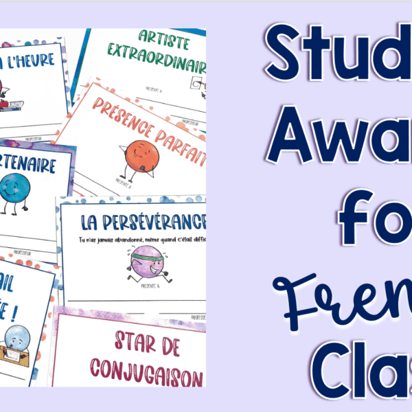French Awards to Celebrate Student Success