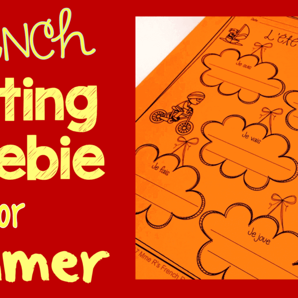 FREE French Summer Activity for Beginners