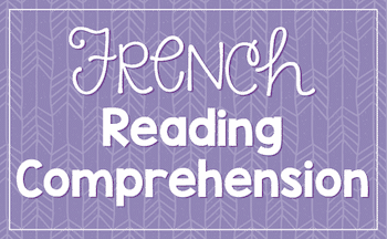 French reading comprehension activities