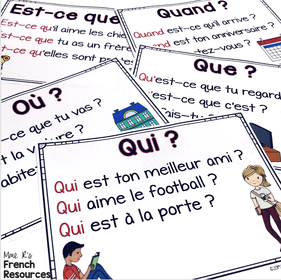 posters for French class