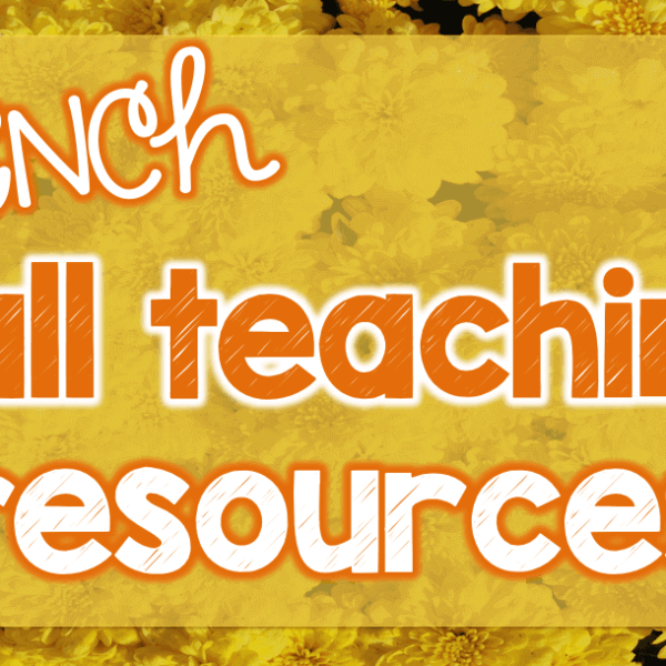 French fall teaching resources