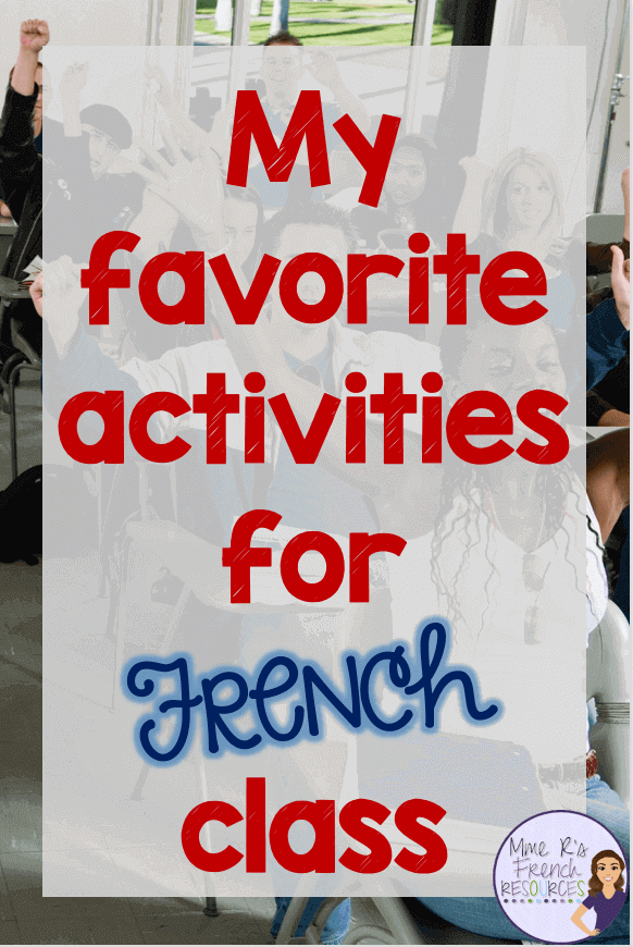 activities for French class