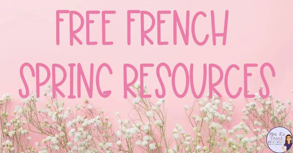 Free French spring resources - Mme R's French Resources