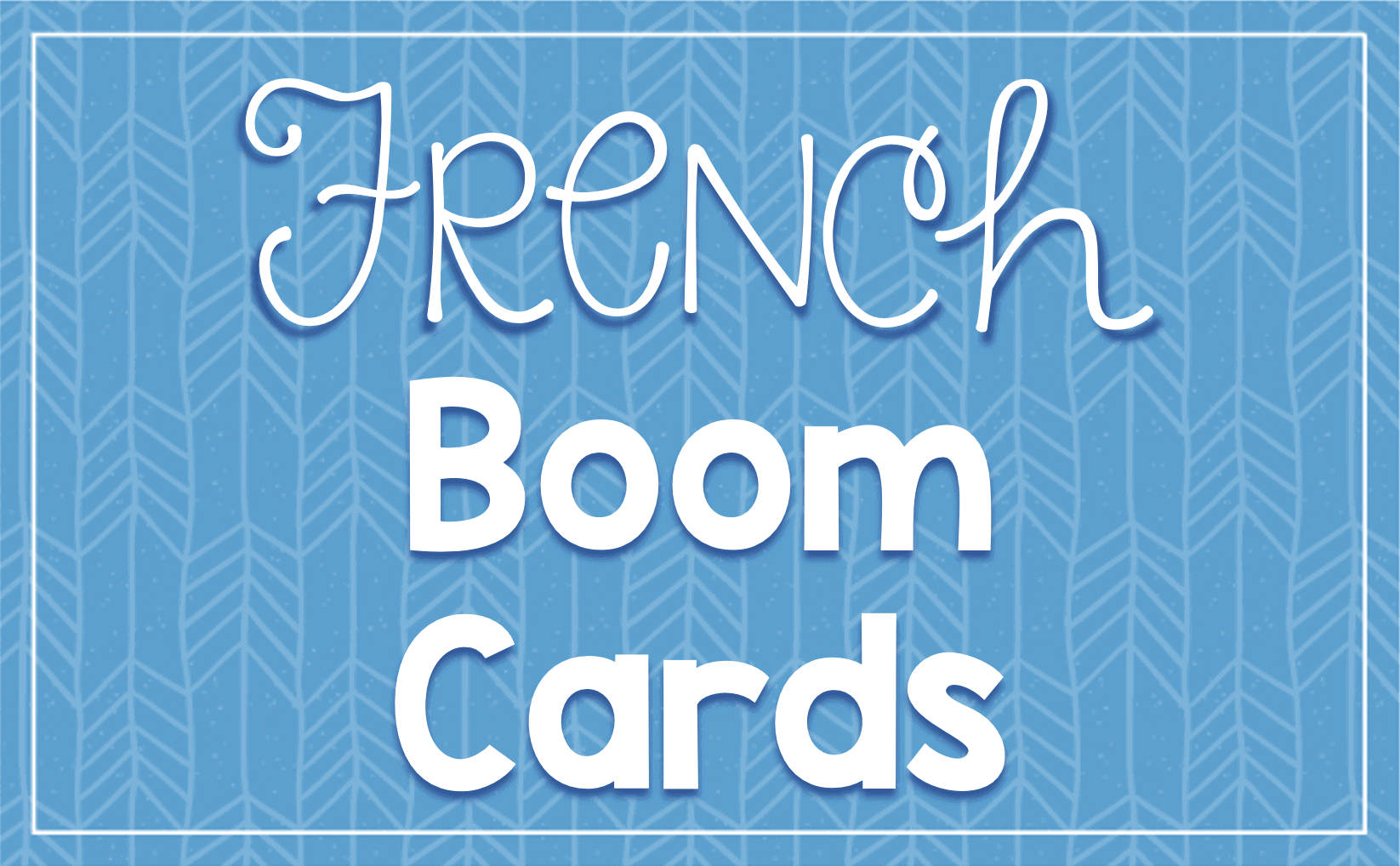 French paperless task cards