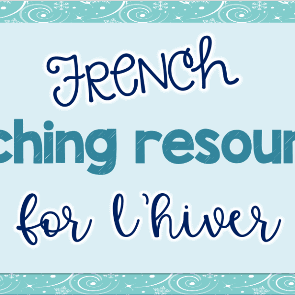 French winter teaching resources