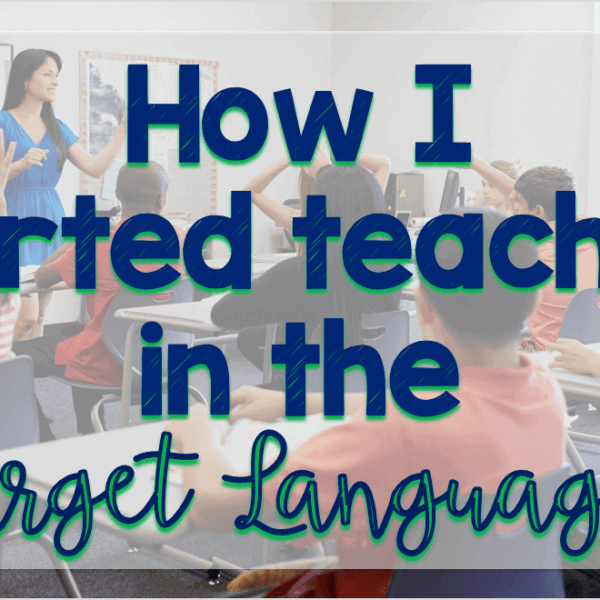 Target language teaching