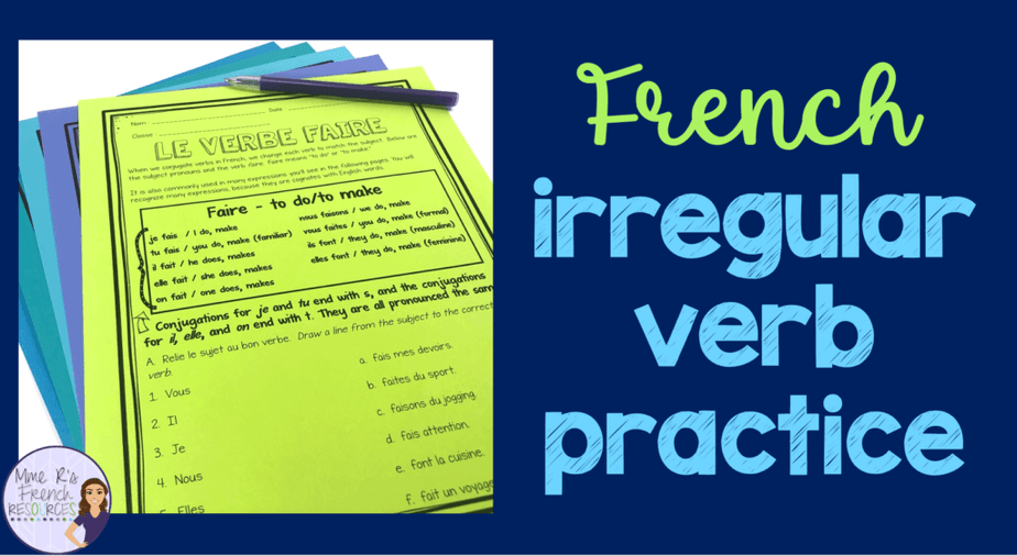 French irregular verbs