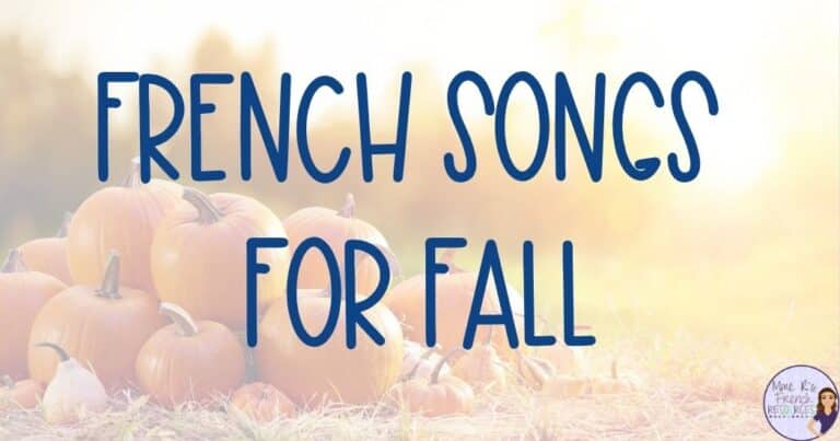 French songs for fall