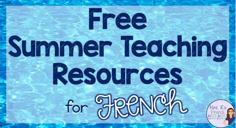 free-french-summer-resources