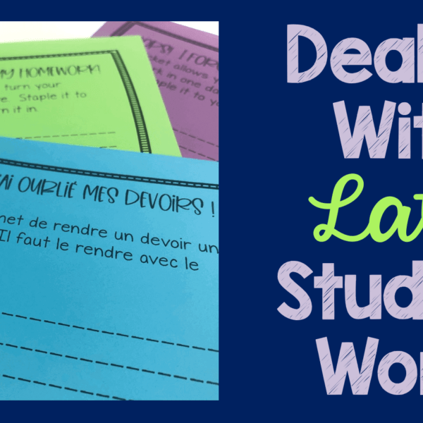 Easy tip for dealing with late student work