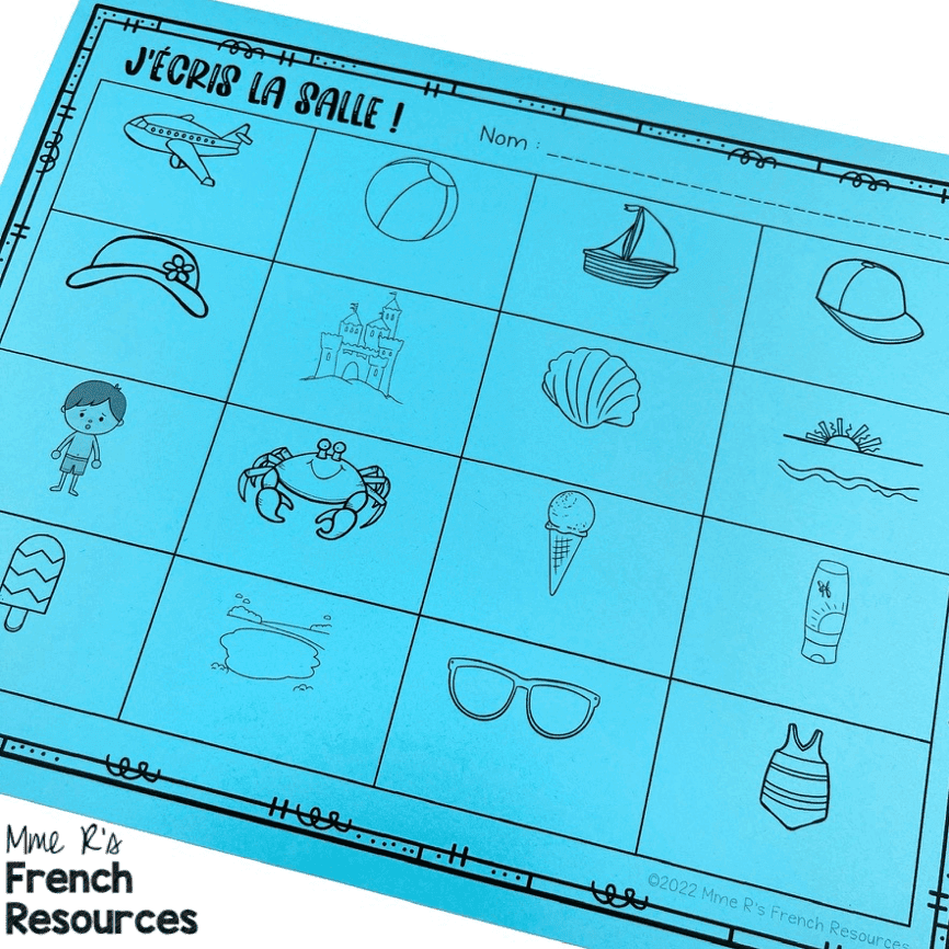 French summer teaching resources
