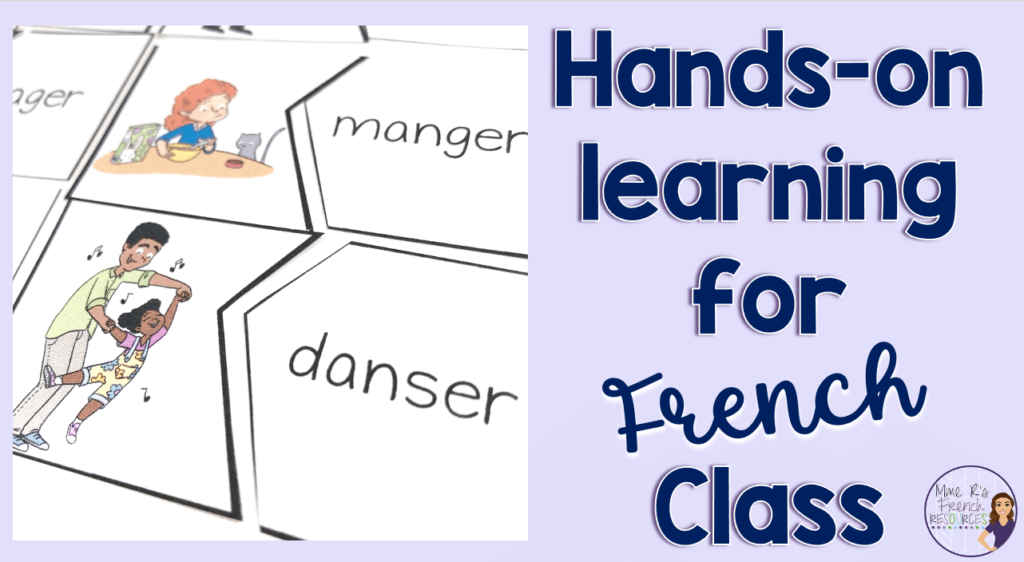 hands-on learning for French class activities
