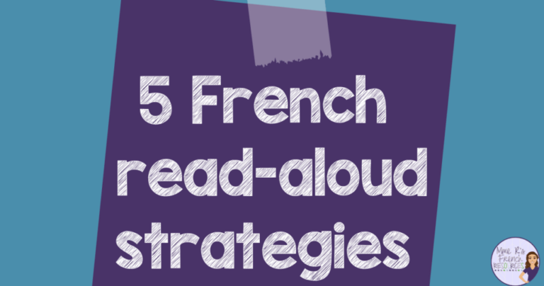 French read aloud strategies