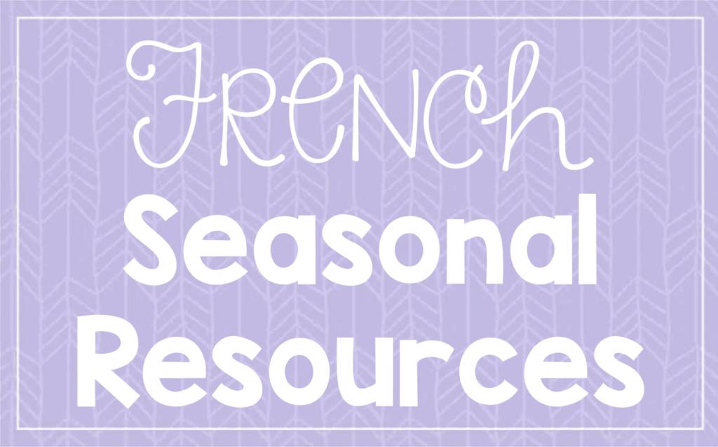 French holiday and seasonal teaching resources