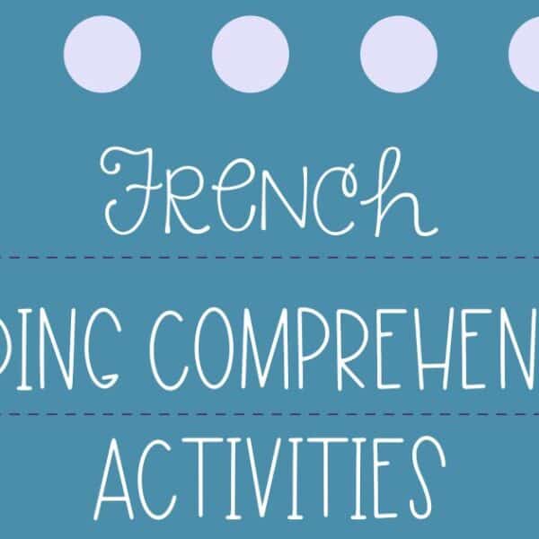 French reading comprehension activities to make differentiation so easy!