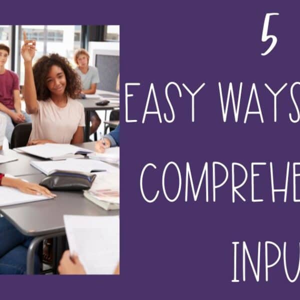 5 Easy Ways to Use Comprehensible Input in Your French Class