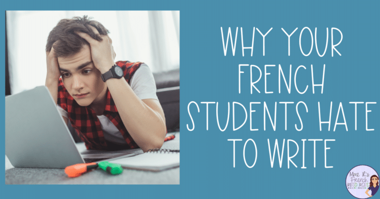 French writing prompts students don't hate