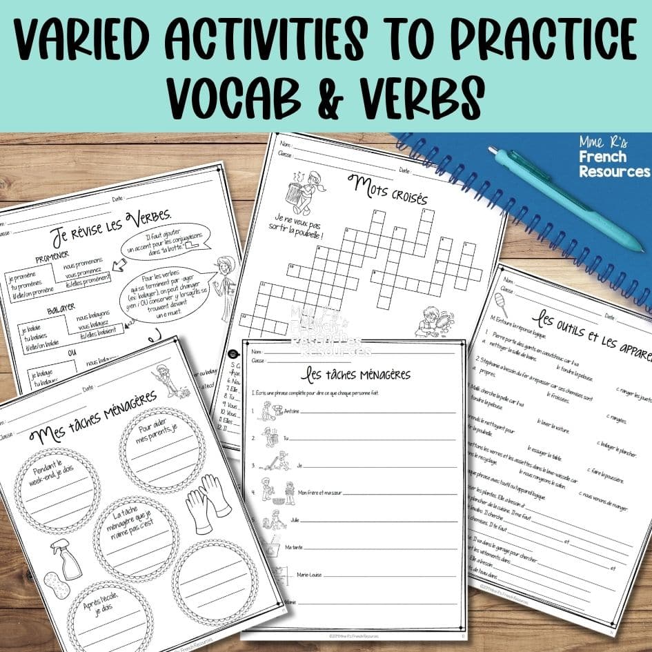 French chores activities