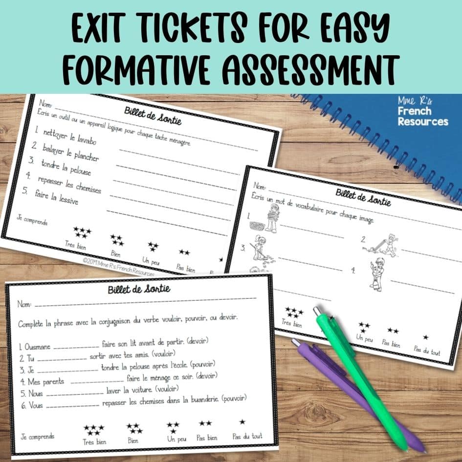 French exit tickets
