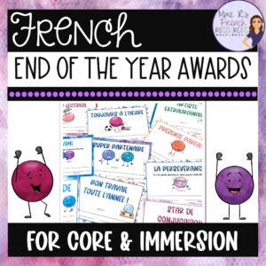 French award certificates