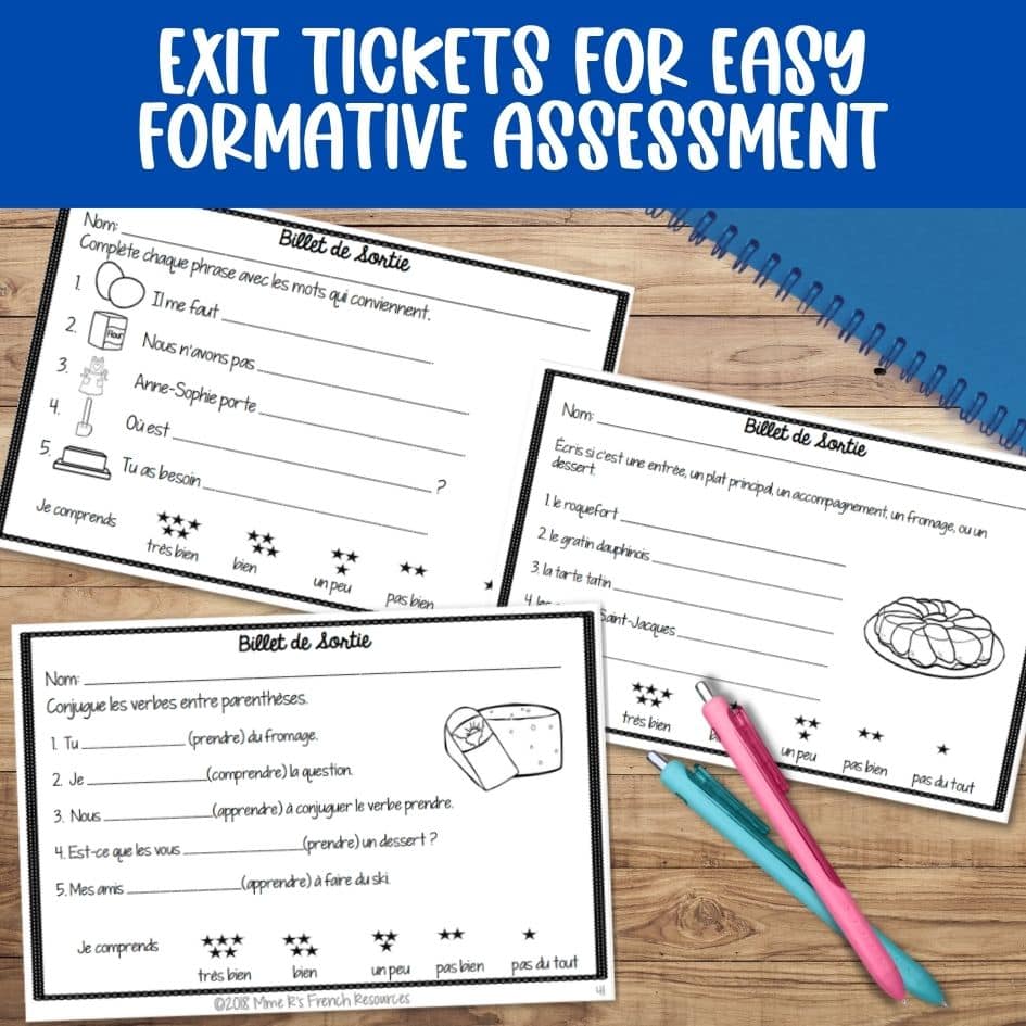 French exit tickets