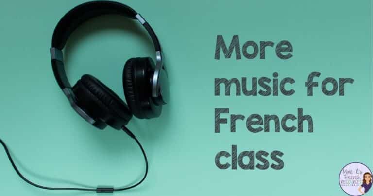 music for French class