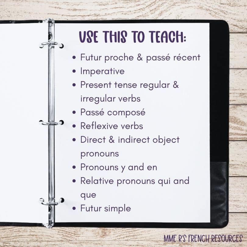 Beginner French worksheets : level 2 9 FRENCH 2 PRINTABLES
