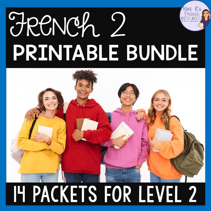 French 2 worksheets