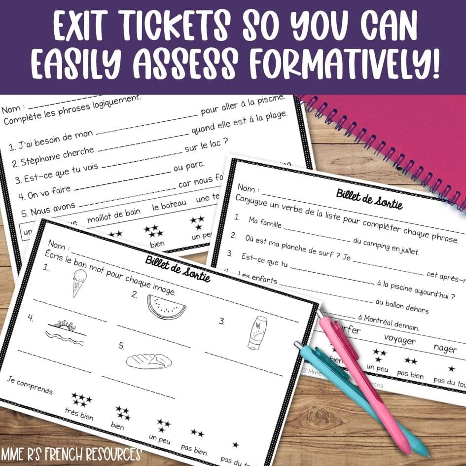 French exit tickets