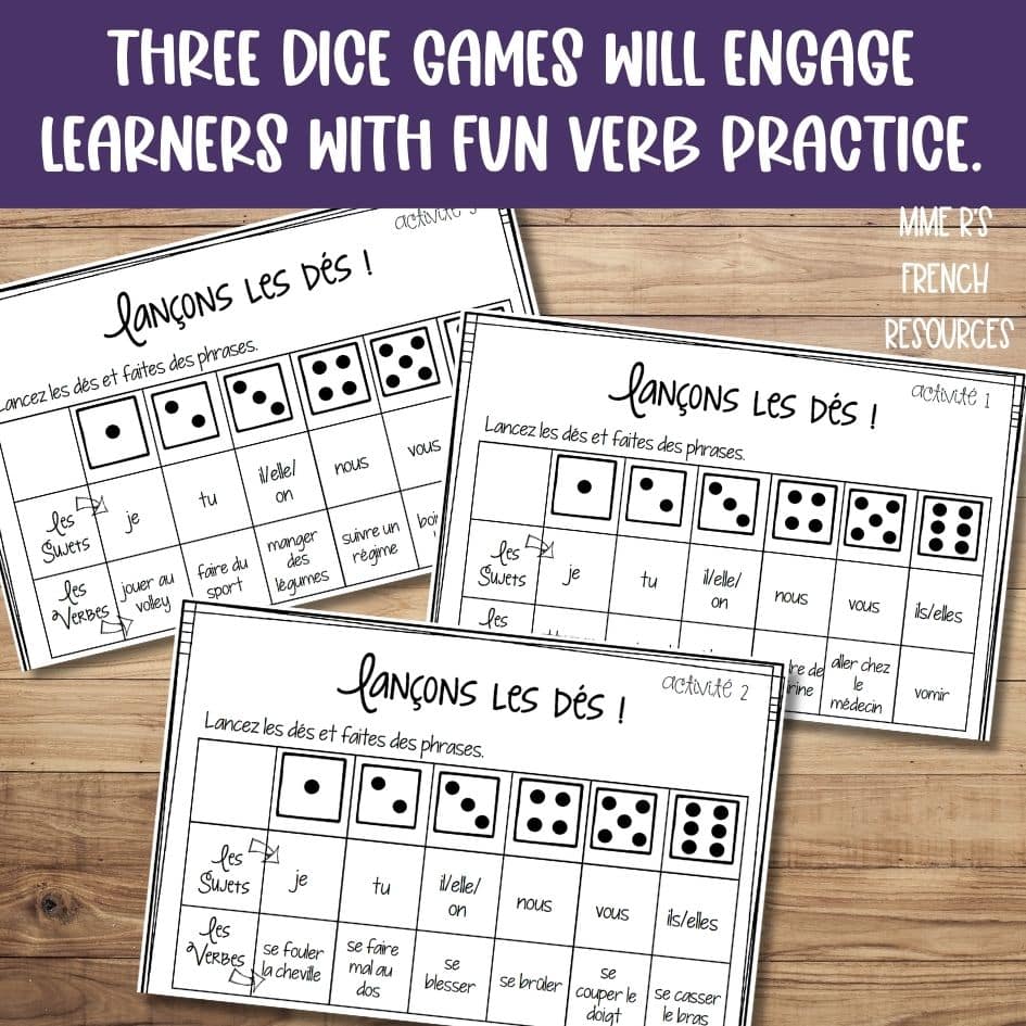 French verb games