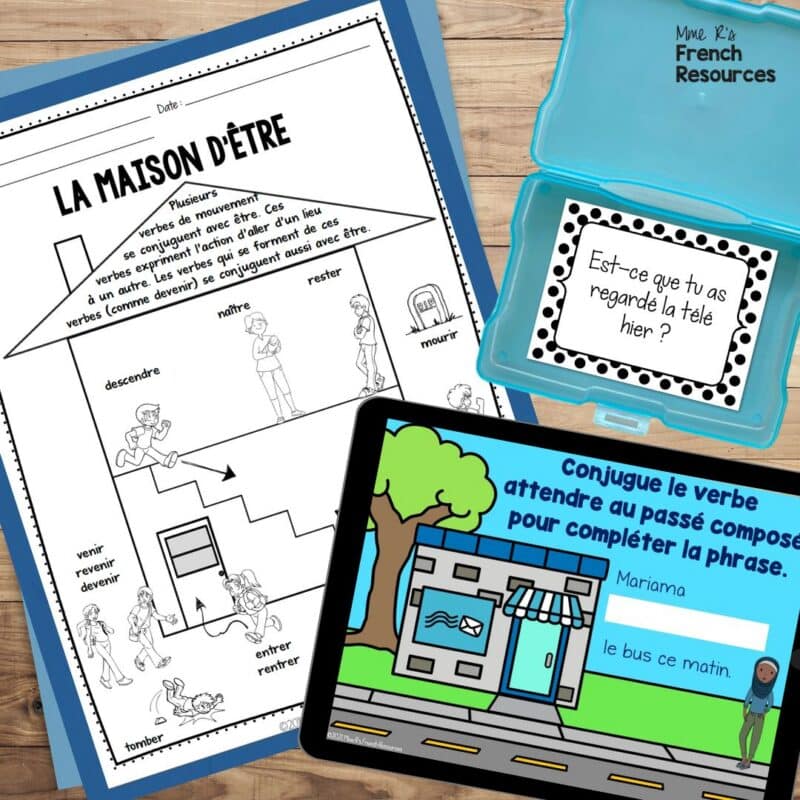Intermediate French Resources for Secondary Teachers: The Complete Guide 5 passé composé activities