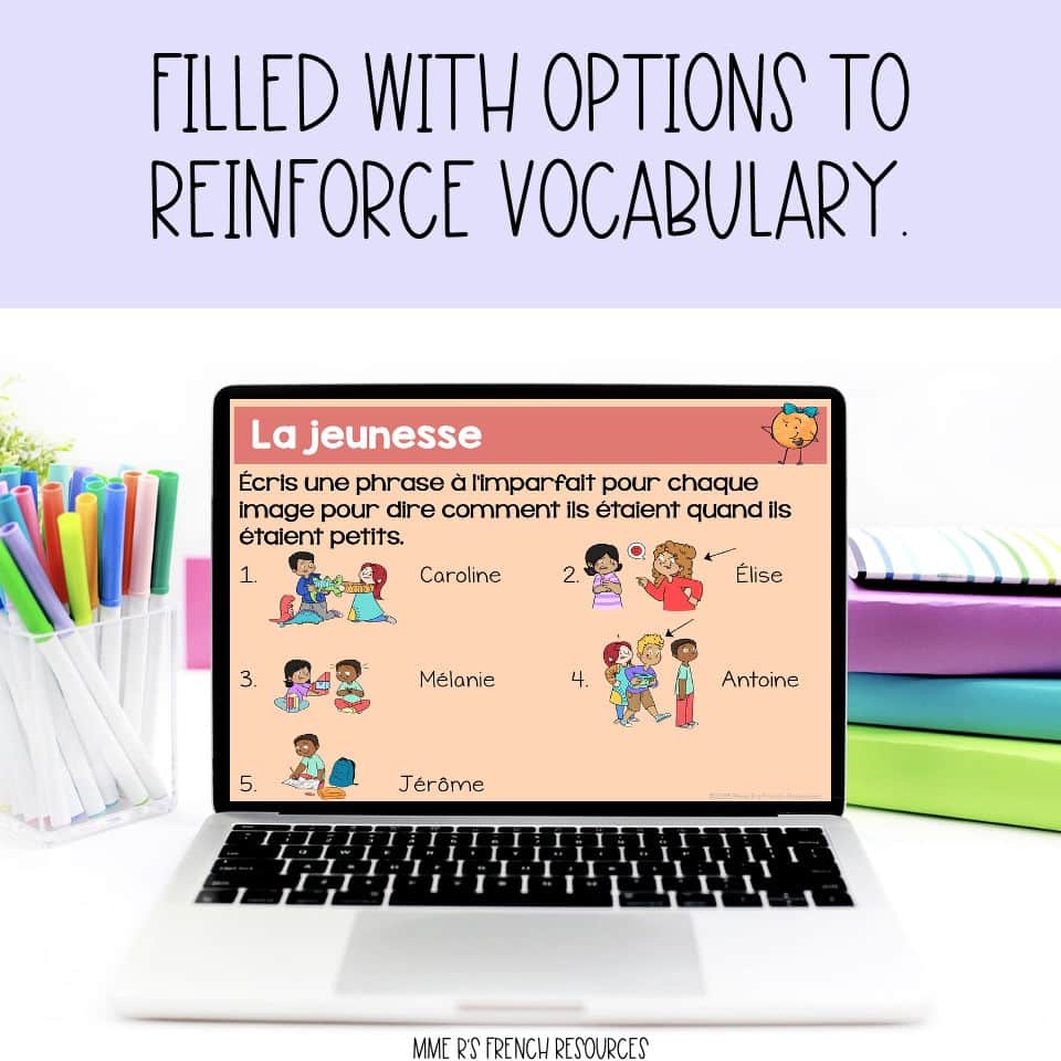 French warm up activities