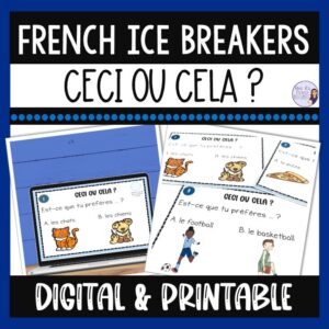 French this or that activity