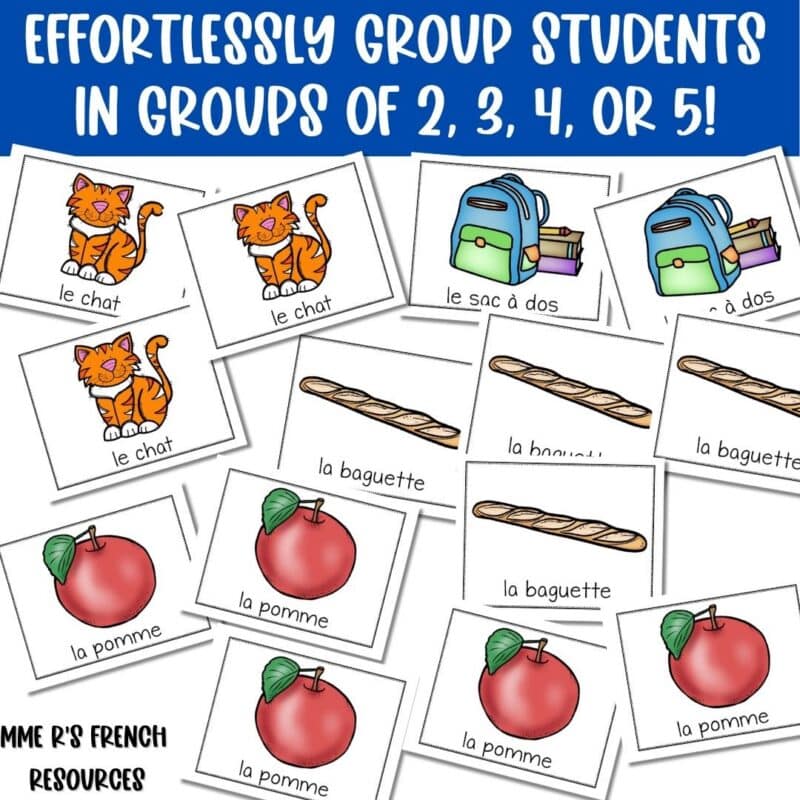 French classroom management tools