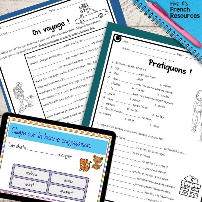 Intermediate French Resources for Secondary Teachers: The Complete Guide 6 French imparfait teaching resources