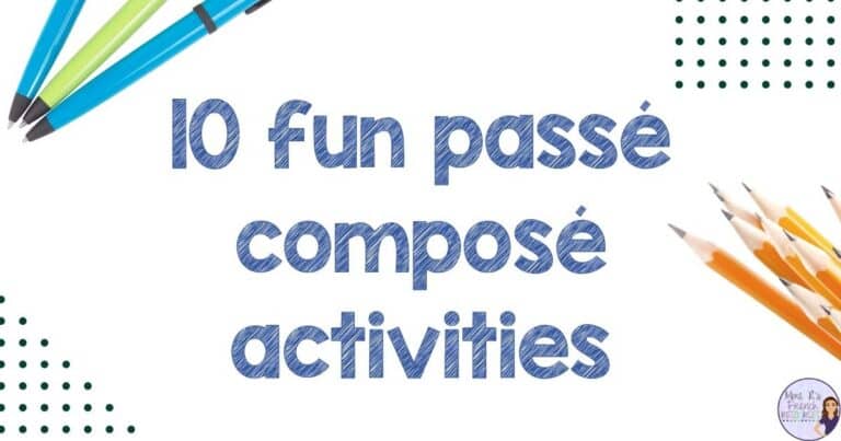 passé composé activities