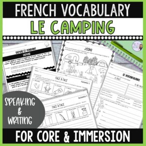 French camping activities