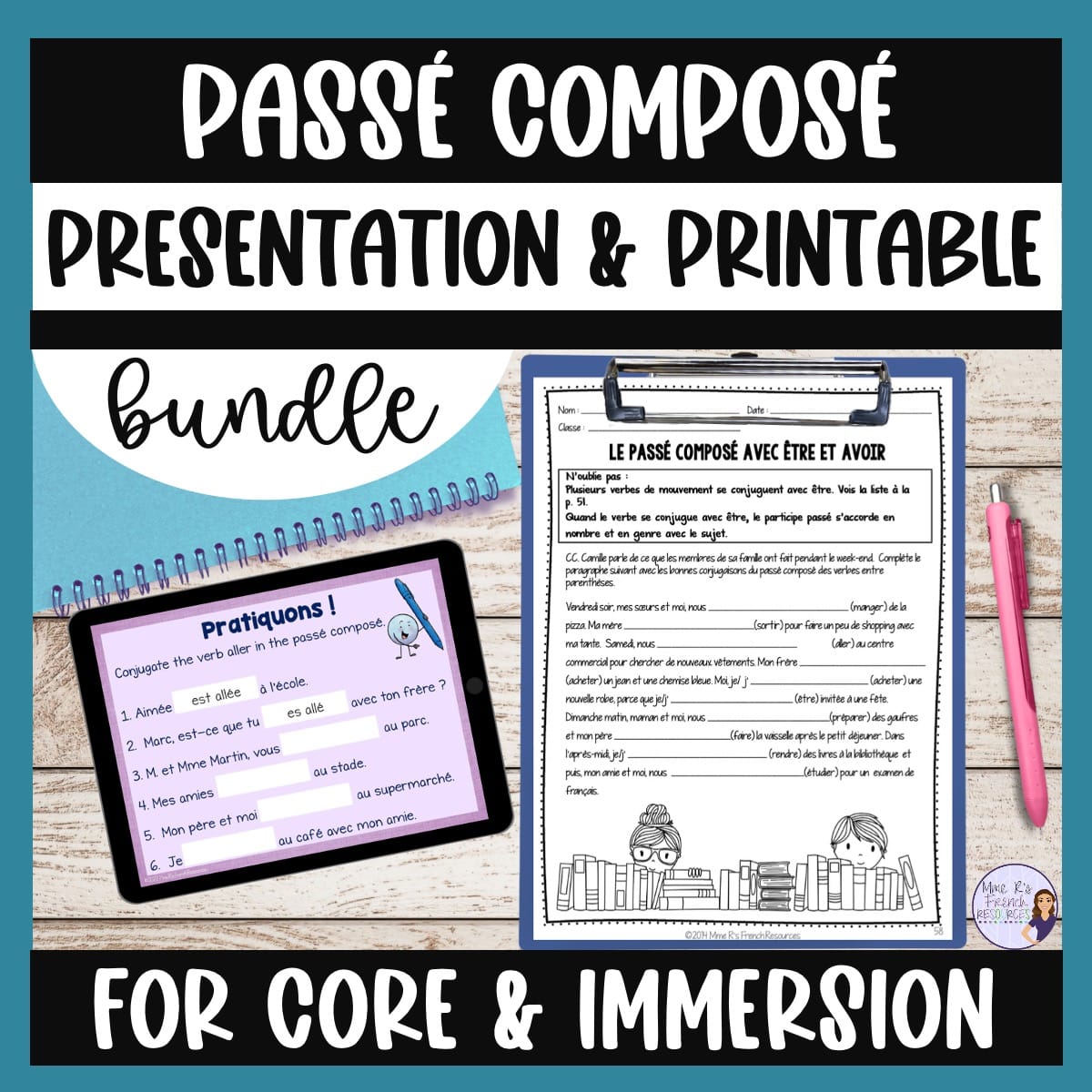 French Passé Composé Bundle 1 passé composé bundle