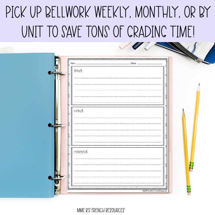 French 2 Warm-Up Activities for Daily Review and Classroom Routines - Image 7