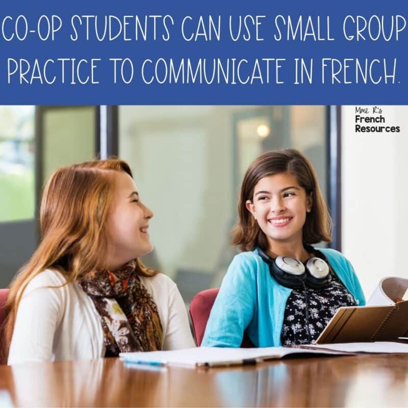 French co-op students