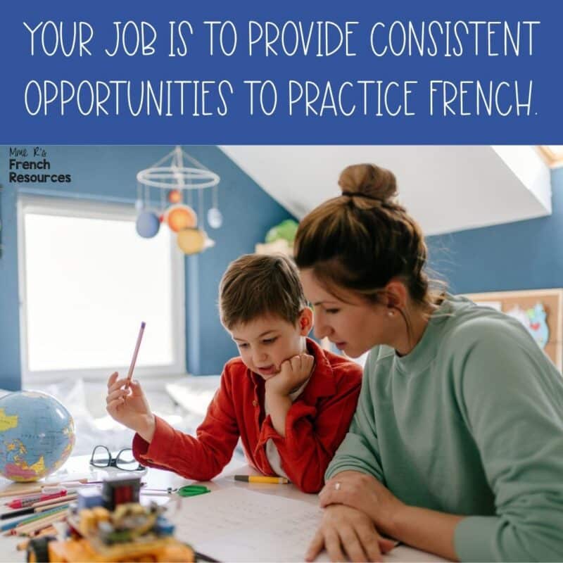 how to teach French at home