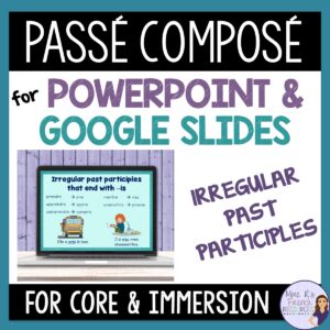 passé composé irregular verbs