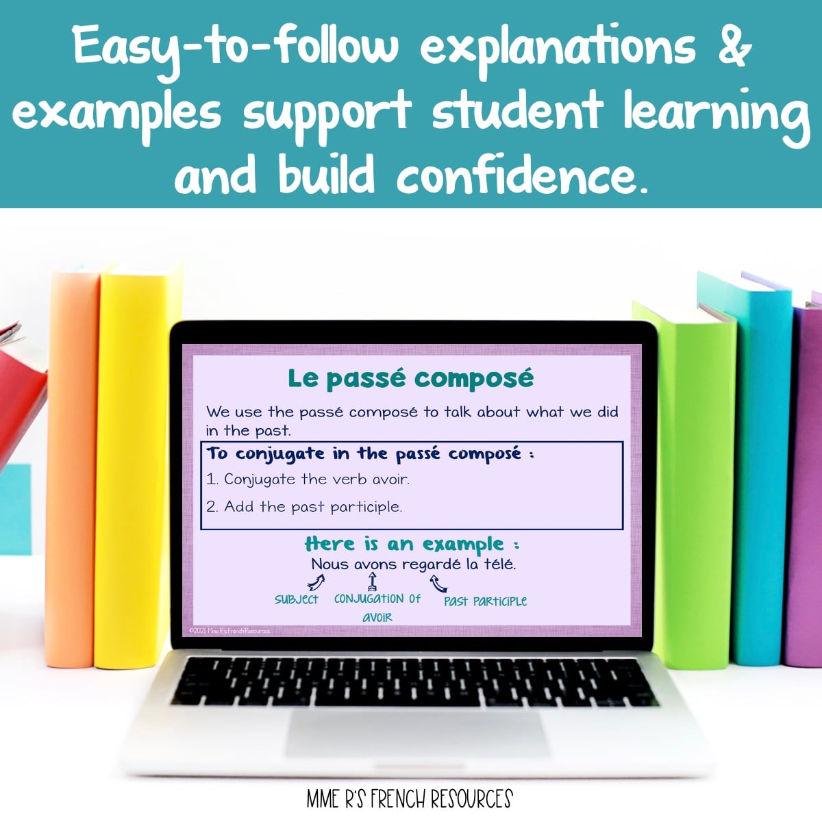 French Passé Composé Bundle 7 passé composé presentation