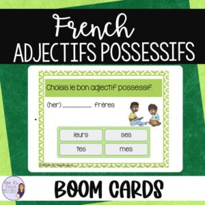 French possessive adjectives