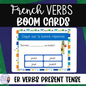 French ER verbs Boom Cards