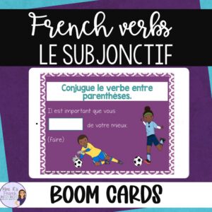 French subjunctive conjugations