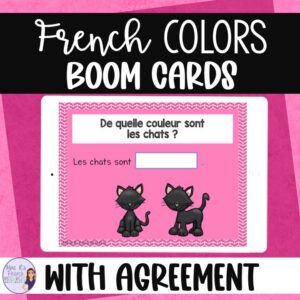 French colors vocabulary